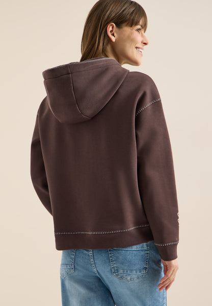 Hoodie mit Deko-Nähten