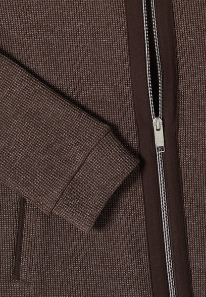 Langarm Jacke mit Kapuze und Taschen