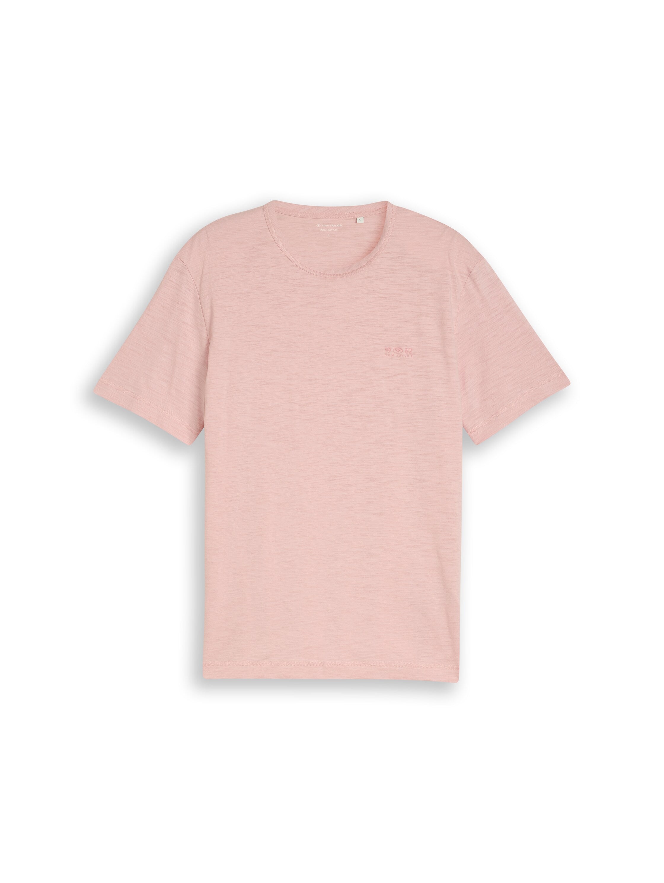T-Shirt in Melange-Optik