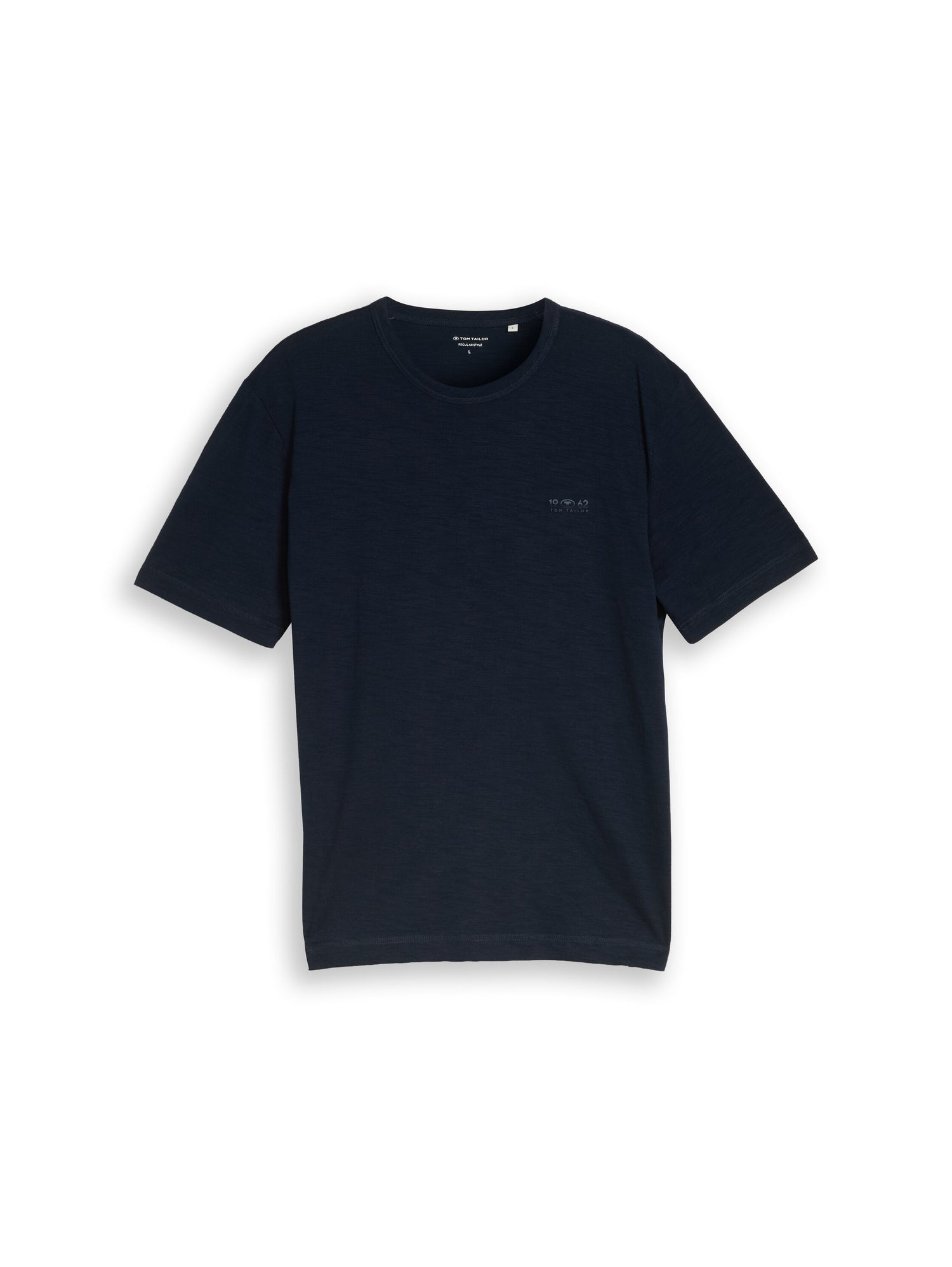 T-Shirt in Melange-Optik