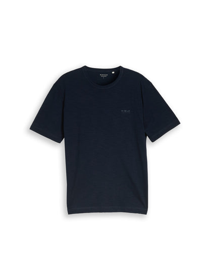 T-Shirt in Melange-Optik