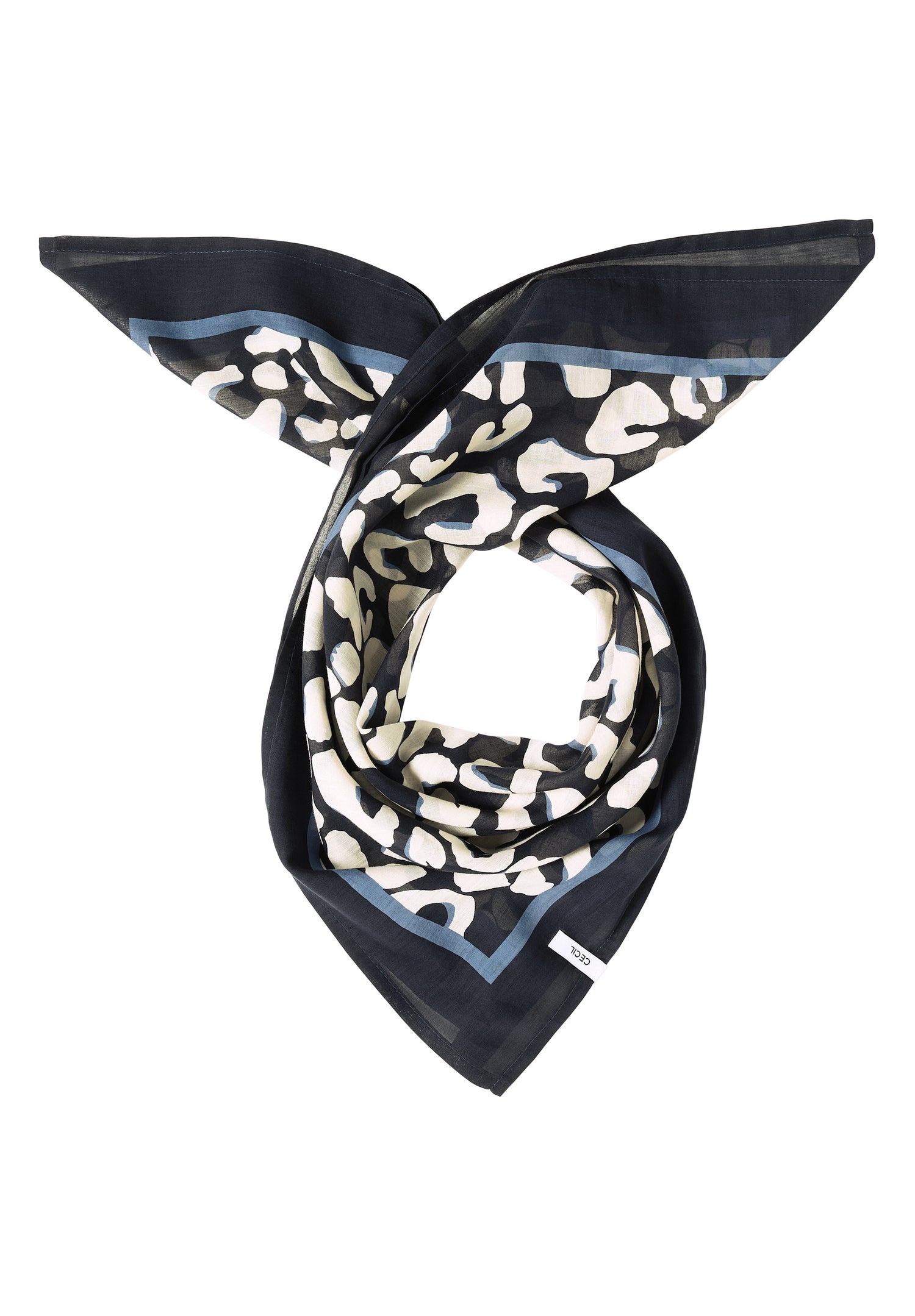 Bandana aus Baumwolle mit Leo-Muster