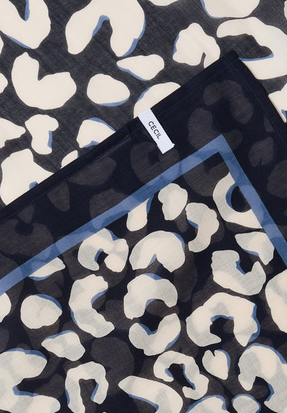Bandana aus Baumwolle mit Leo-Muster