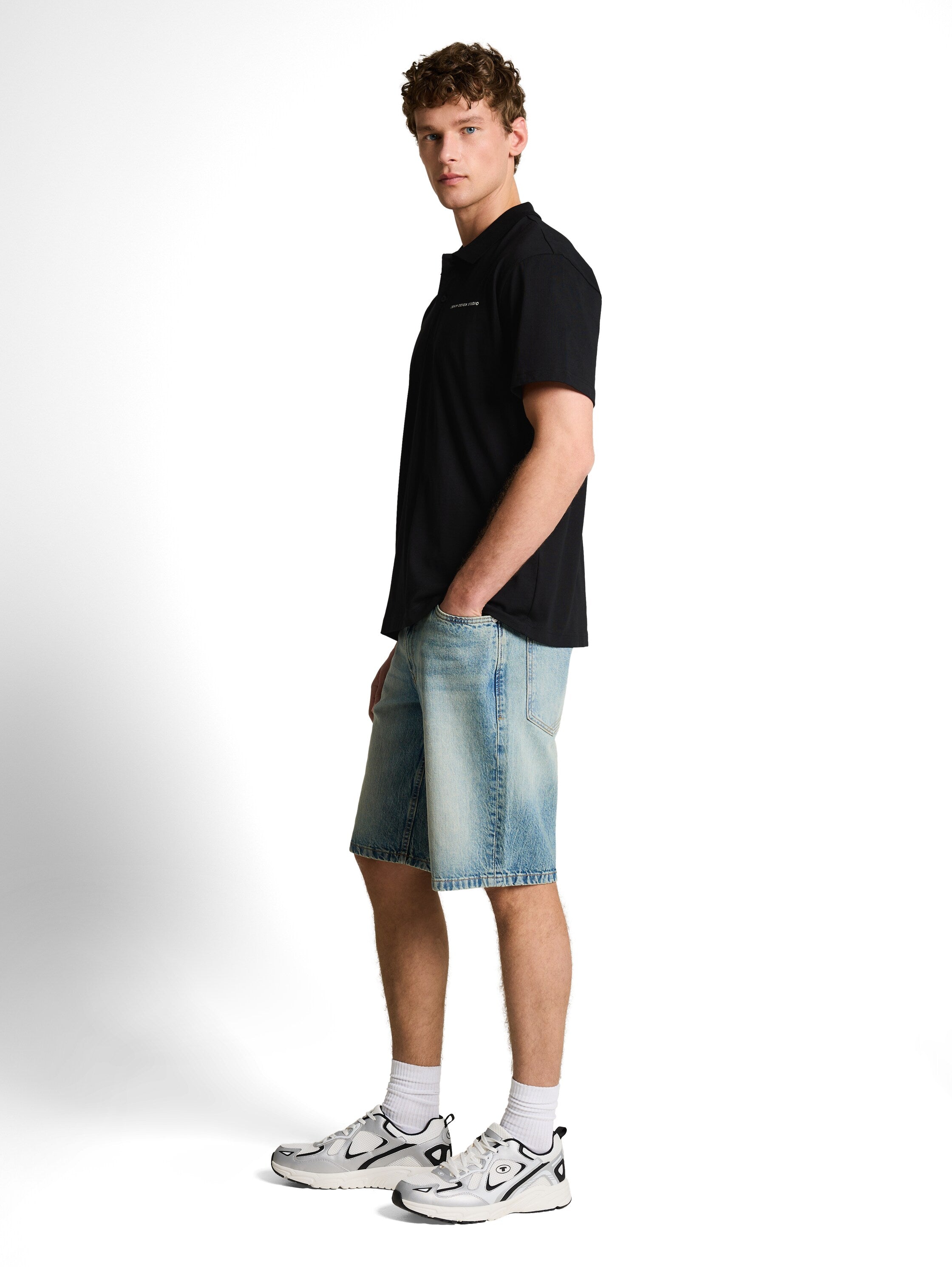 Relaxed Fit Poloshirt aus Baumwolle
