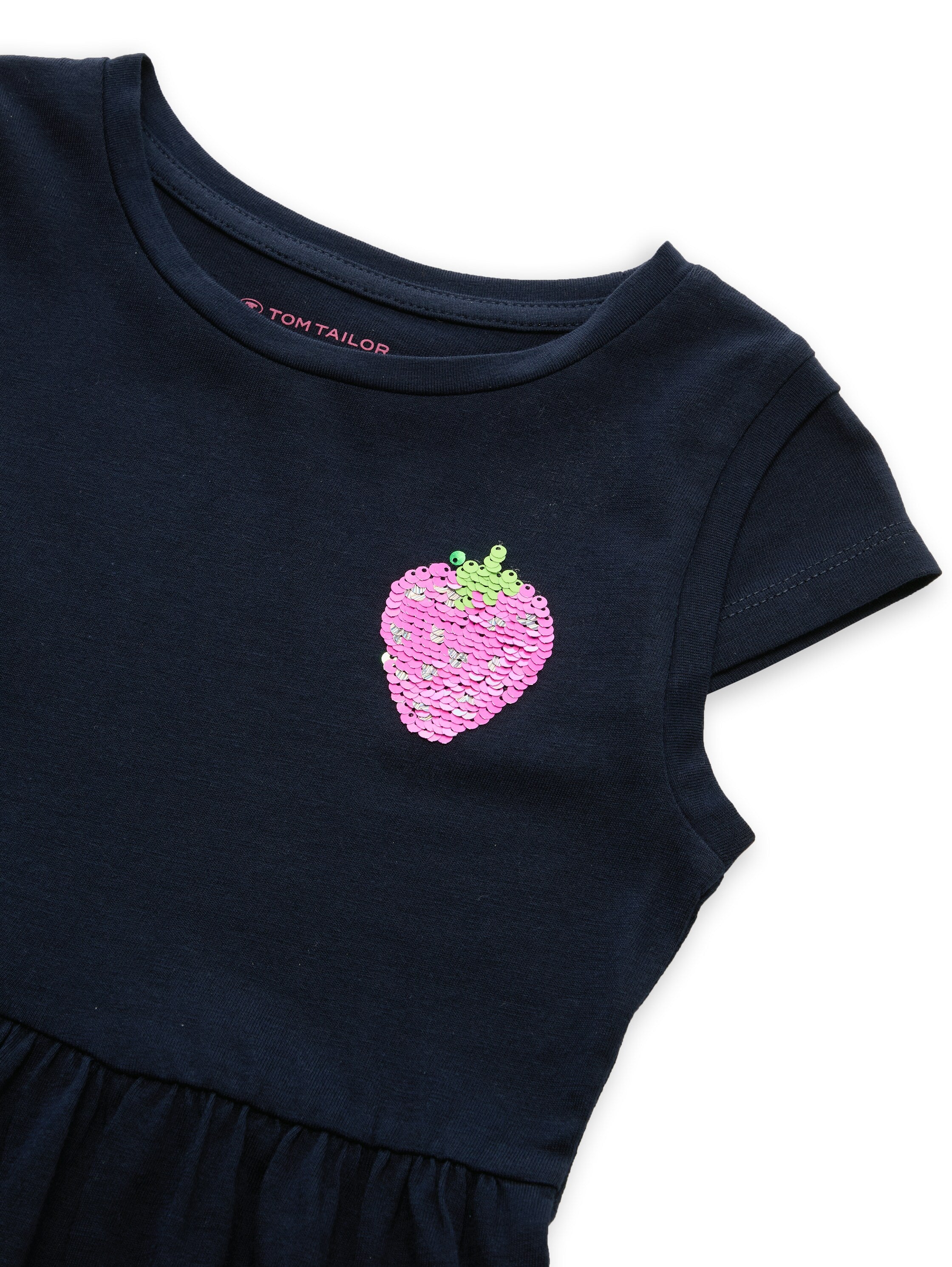 Mini-Kleid mit Wendepailletten