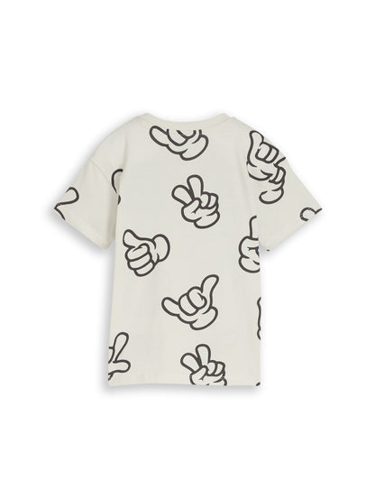 Oversize T-Shirt mit Muster