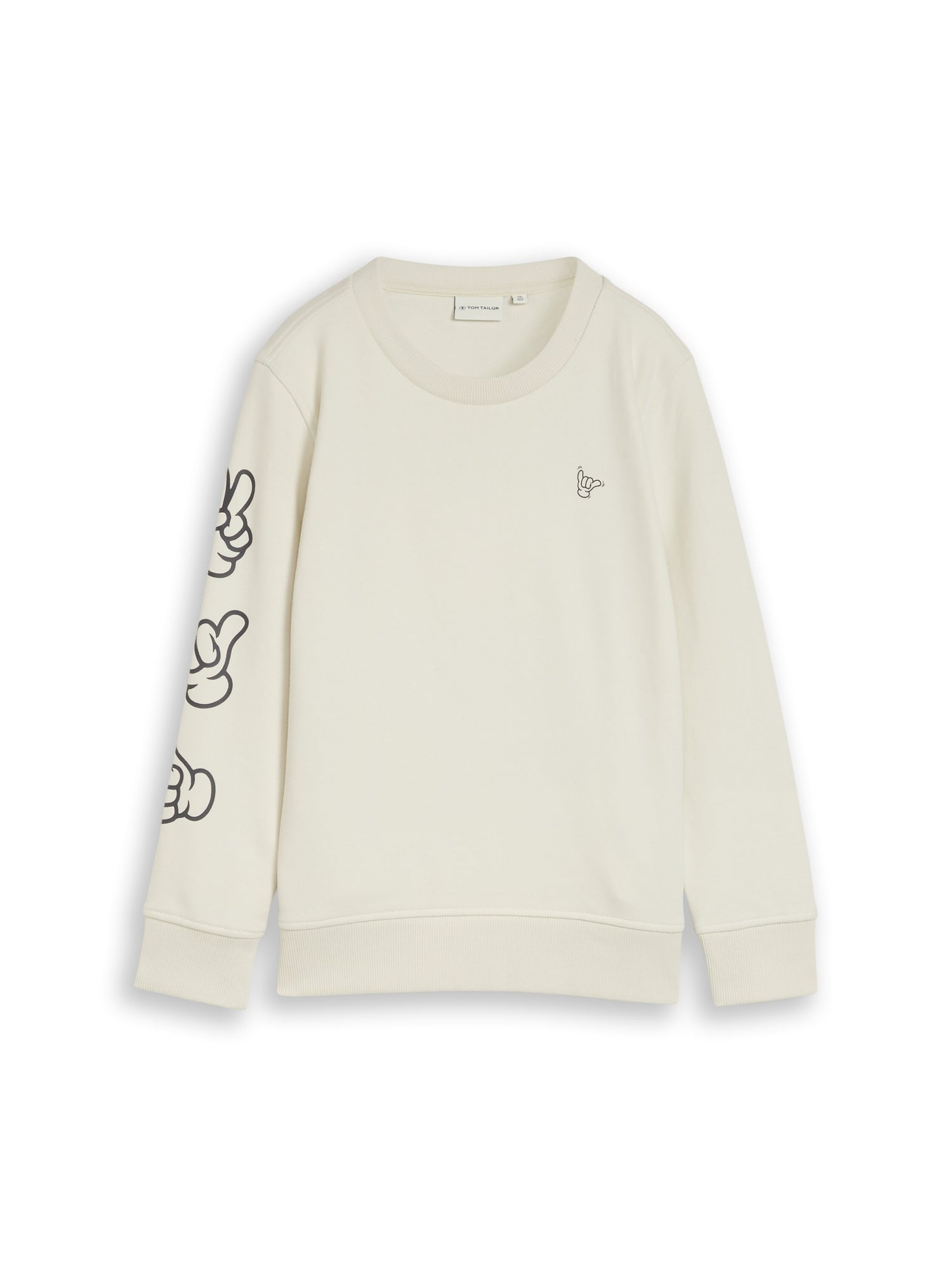 Basic Sweatshirt mit Print