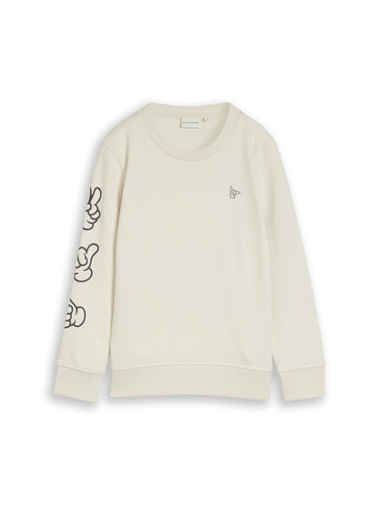 Basic Sweatshirt mit Print