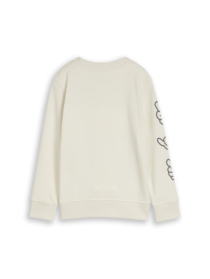 Basic Sweatshirt mit Print