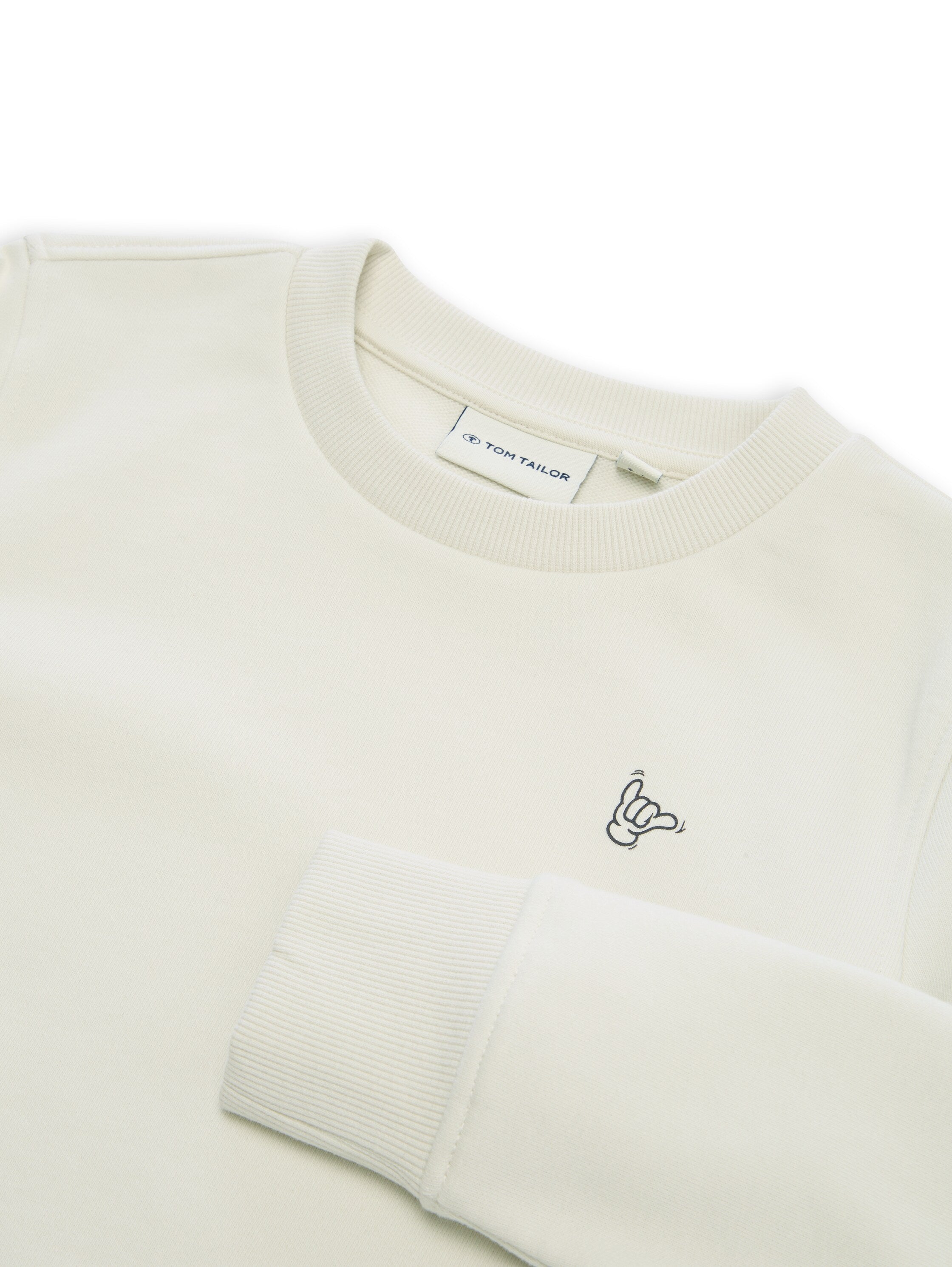 Basic Sweatshirt mit Print