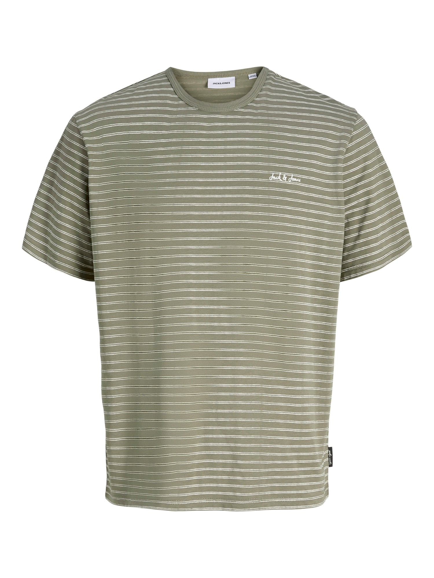 JJDEVIN DAYTONA STRIPED TEE SS CREW NECK