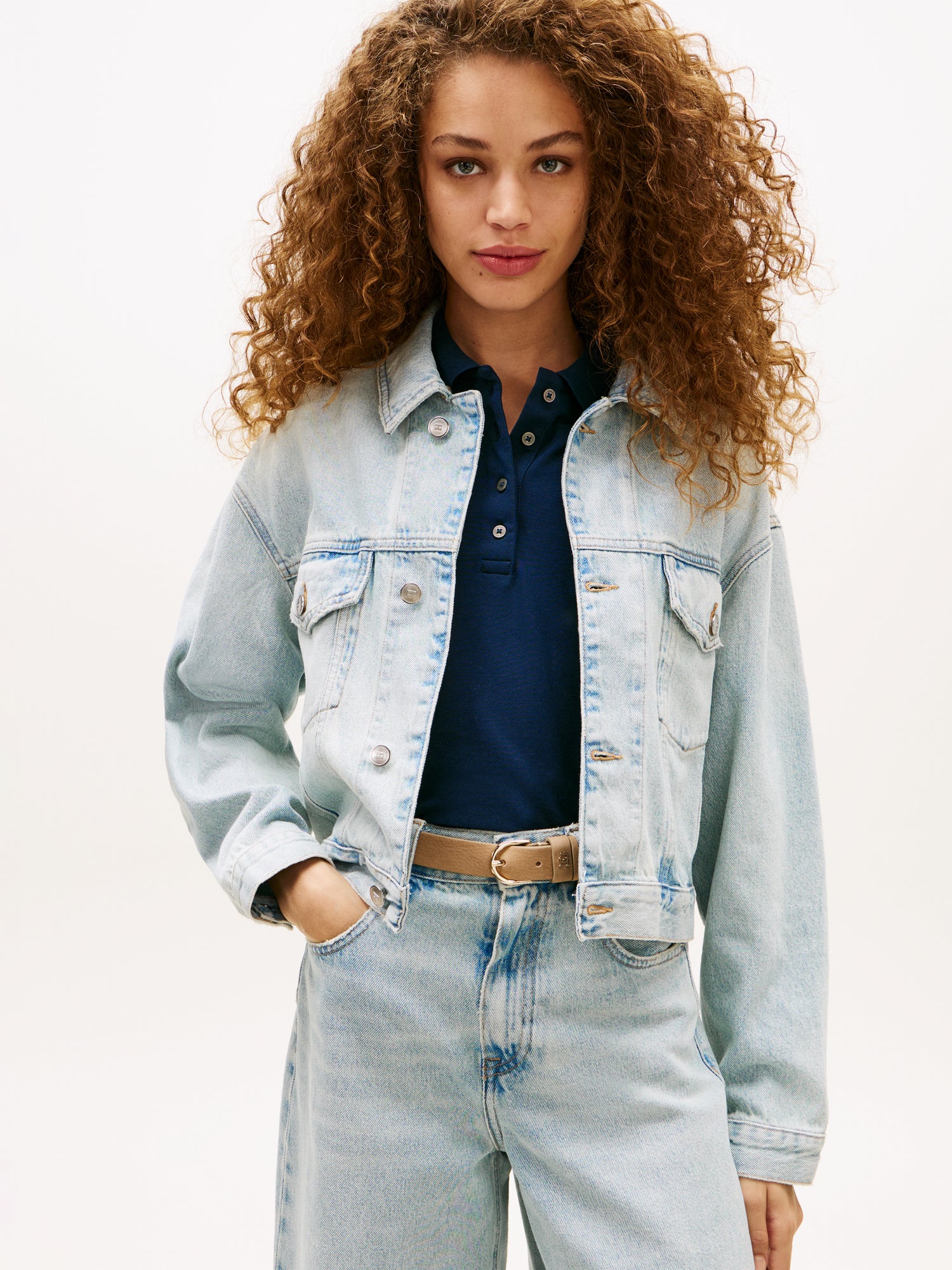 Heritage Relaxed Short Denim Trucker Jacket
