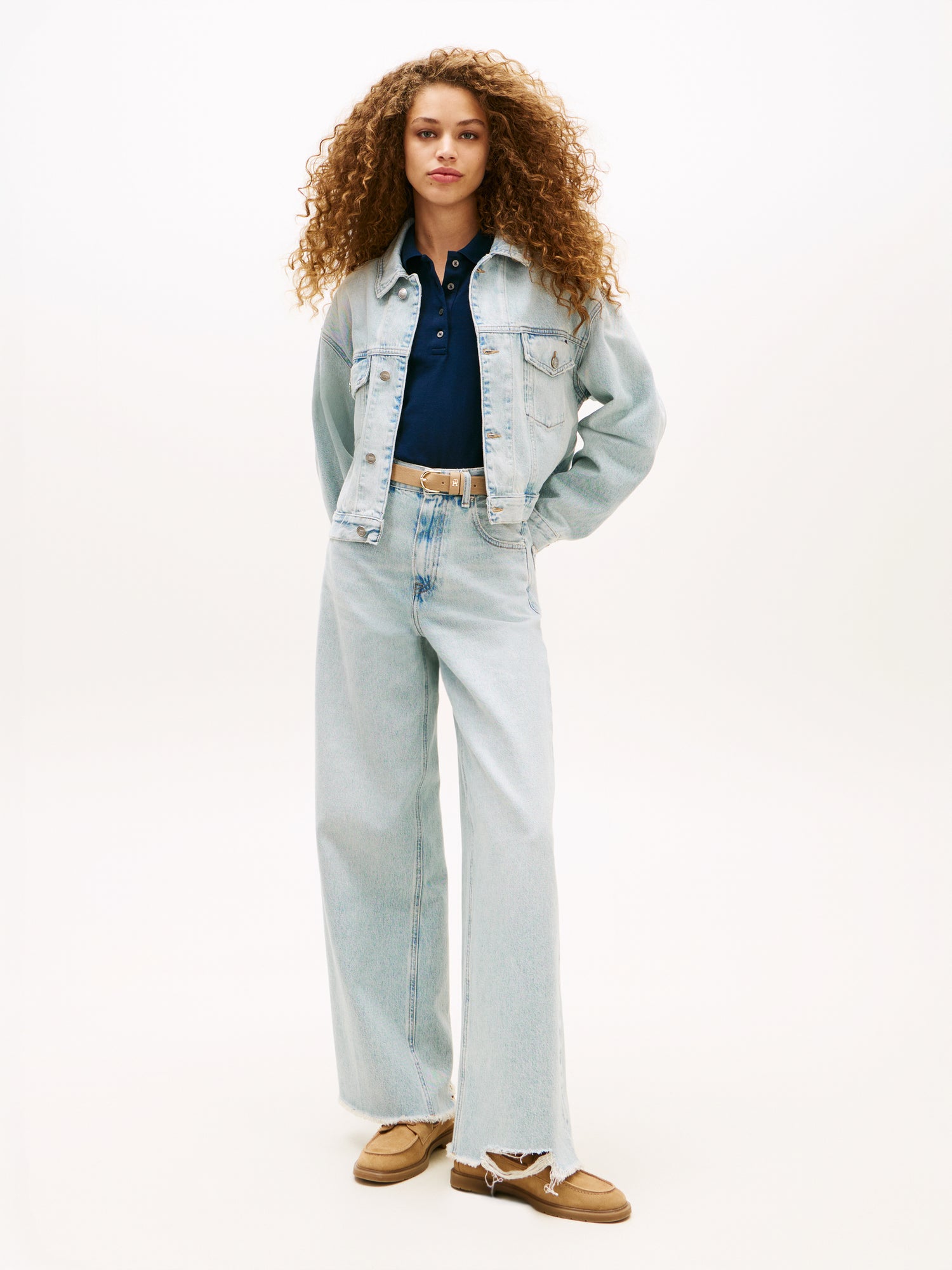 Heritage Relaxed Short Denim Trucker Jacket