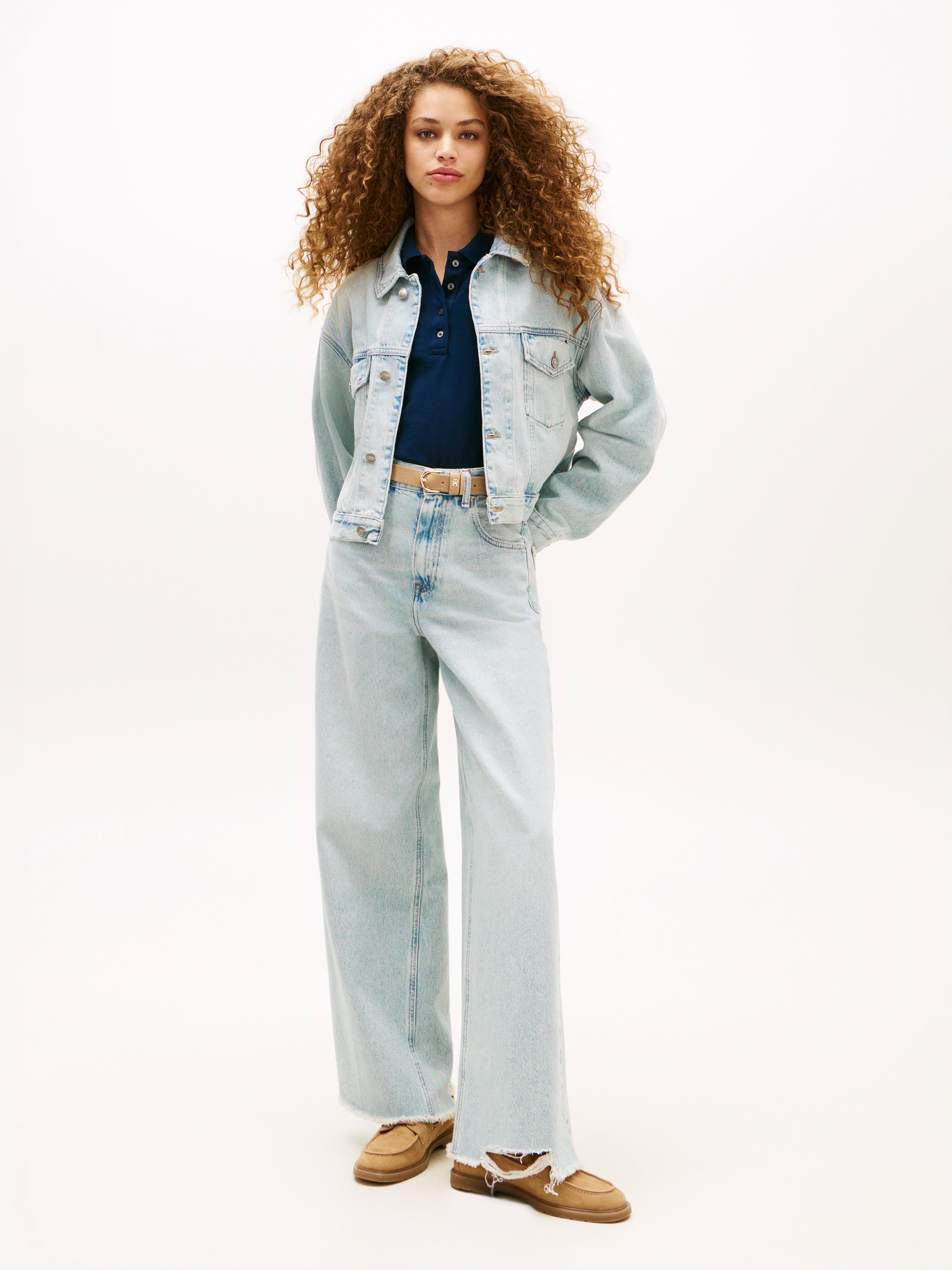 Heritage Relaxed Short Denim Trucker Jacket