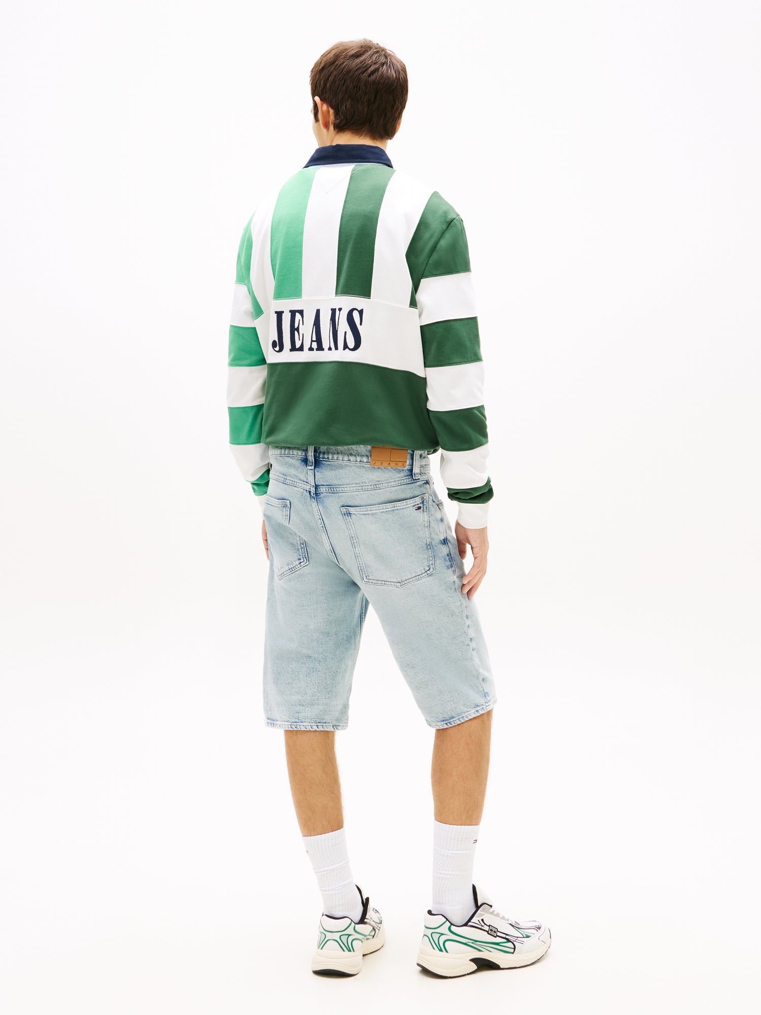 Ronnie Whiskered Five-Pocket Slim Denim Shorts