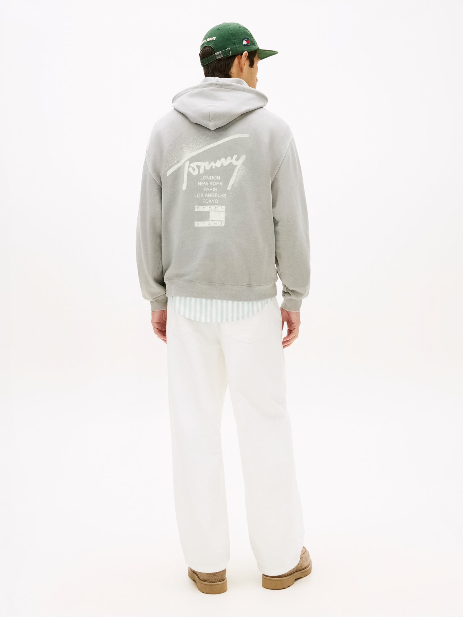Signature Back Logo Washed Relaxed Hoody