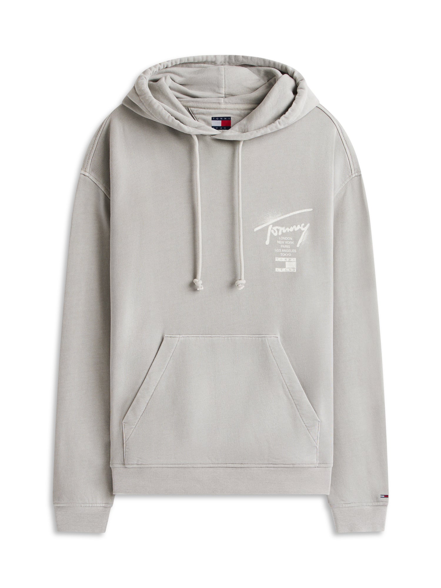 Signature Back Logo Washed Relaxed Hoody