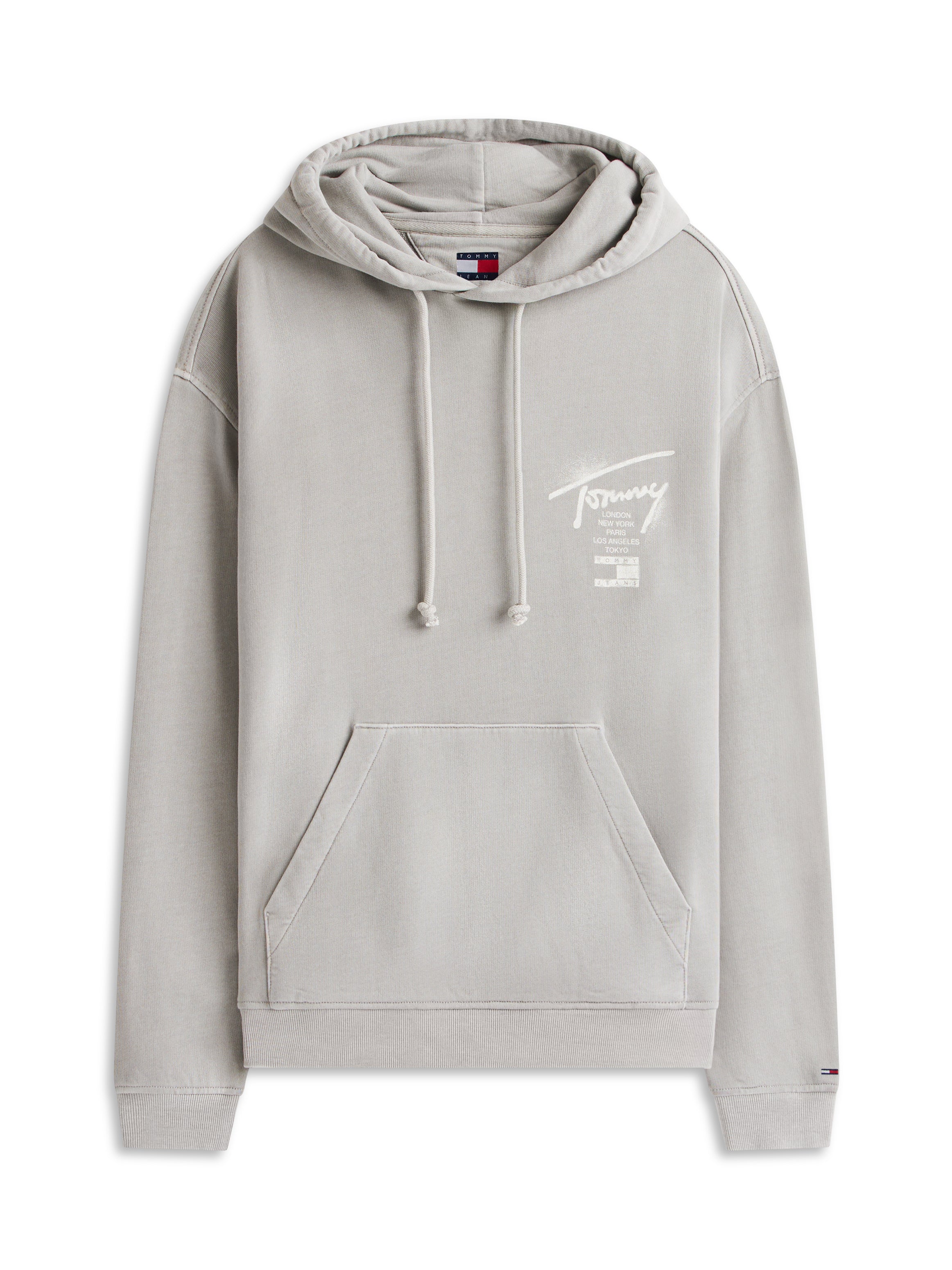 Signature Back Logo Washed Relaxed Hoody