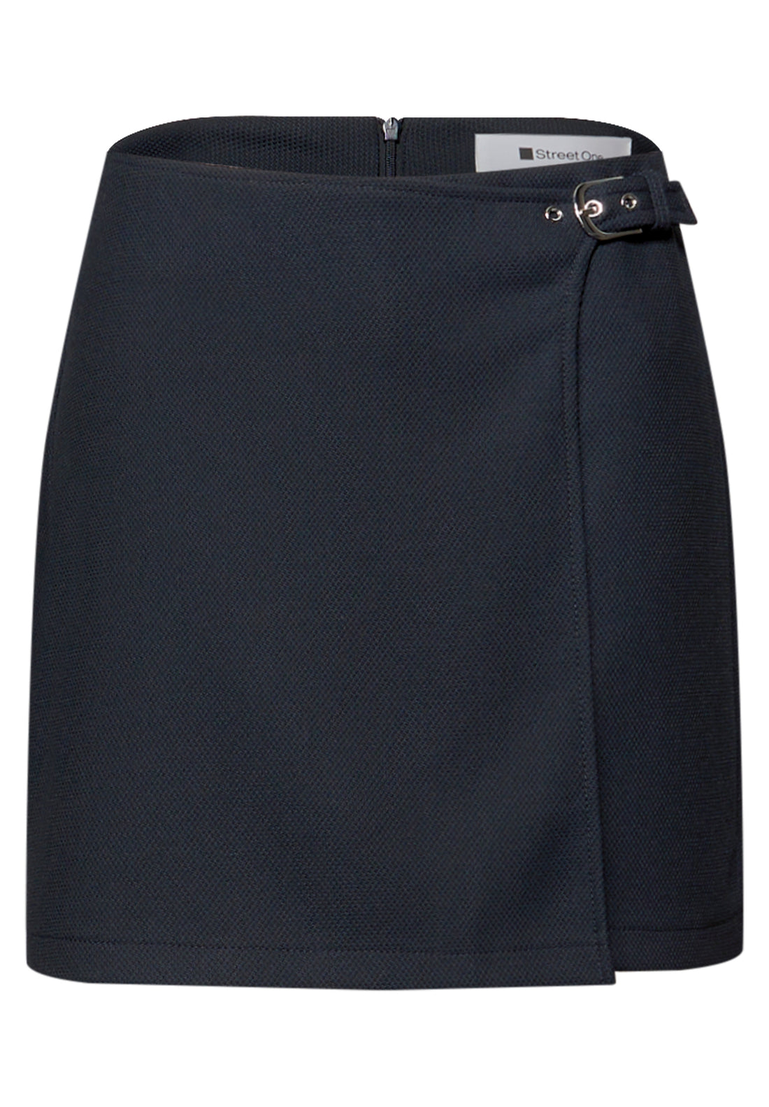 Knielanger Skort mit Schnalle