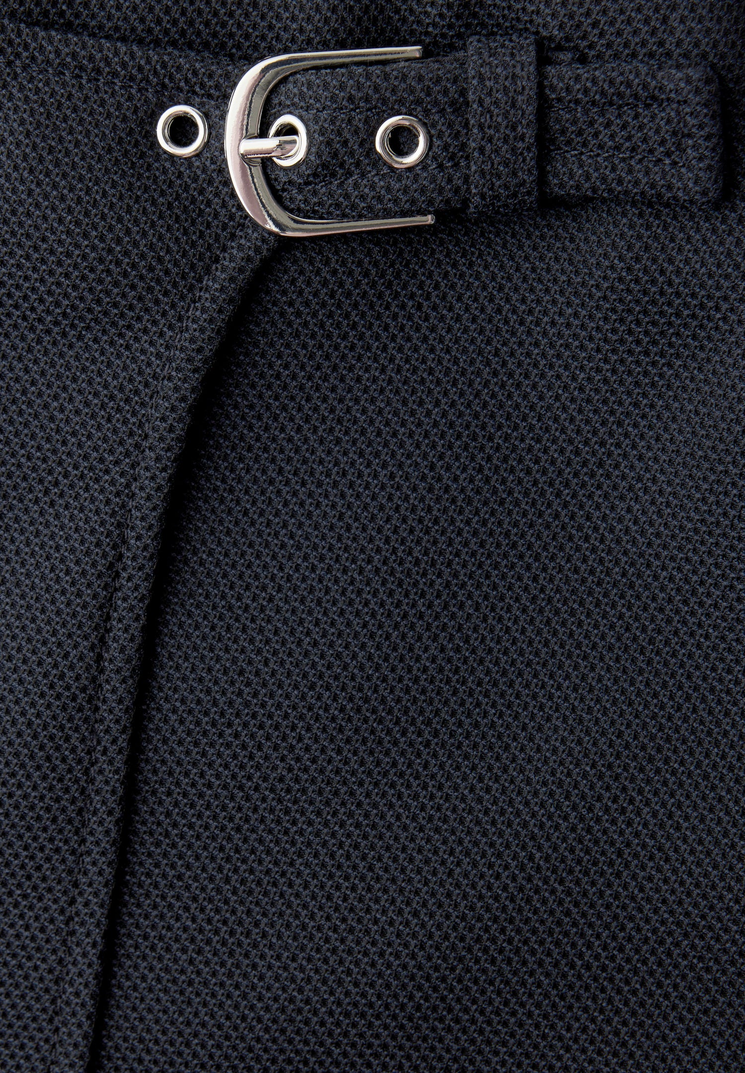 Knielanger Skort mit Schnalle