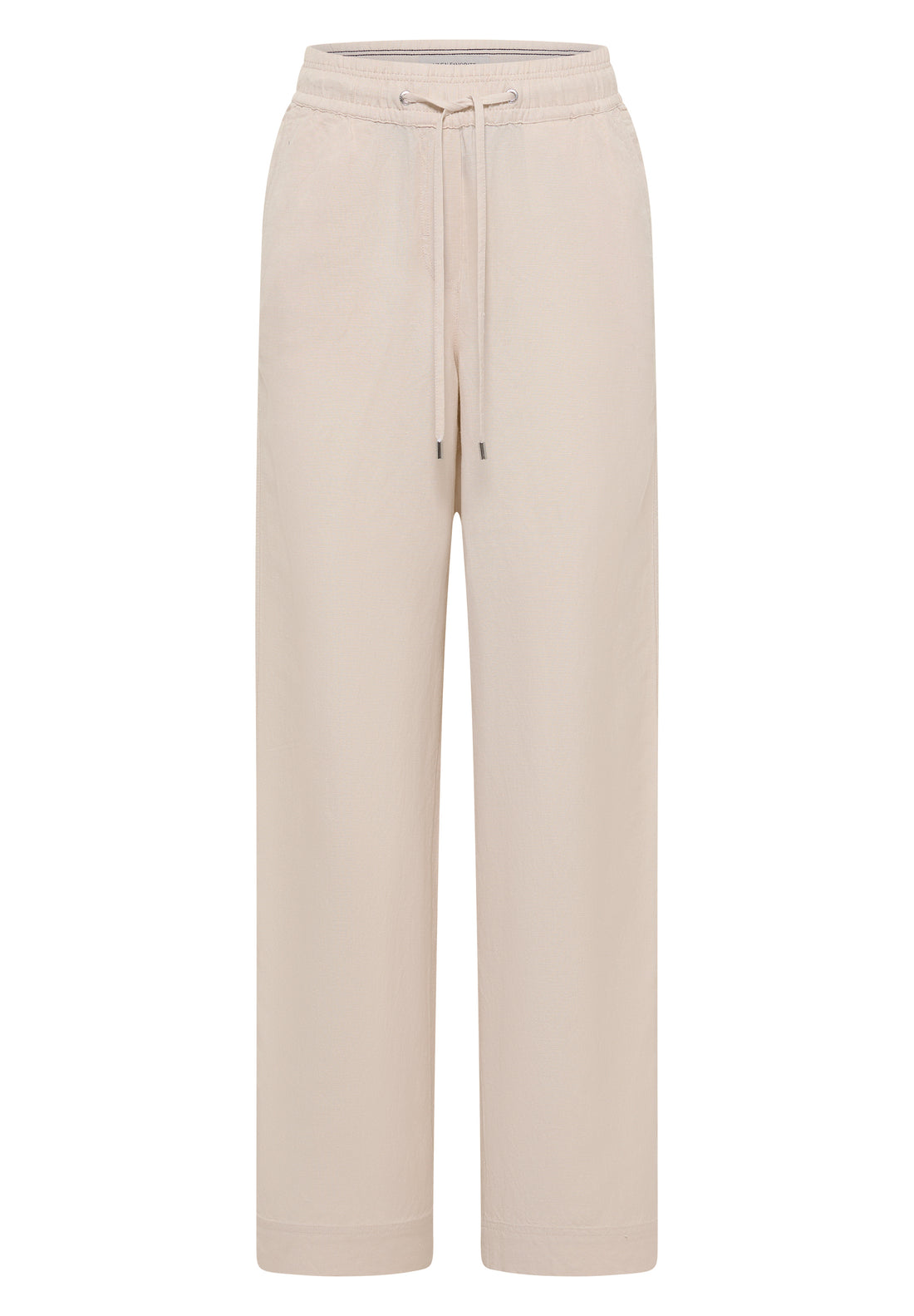 Wide Leg Hose im Loose Fit aus Leinenmix