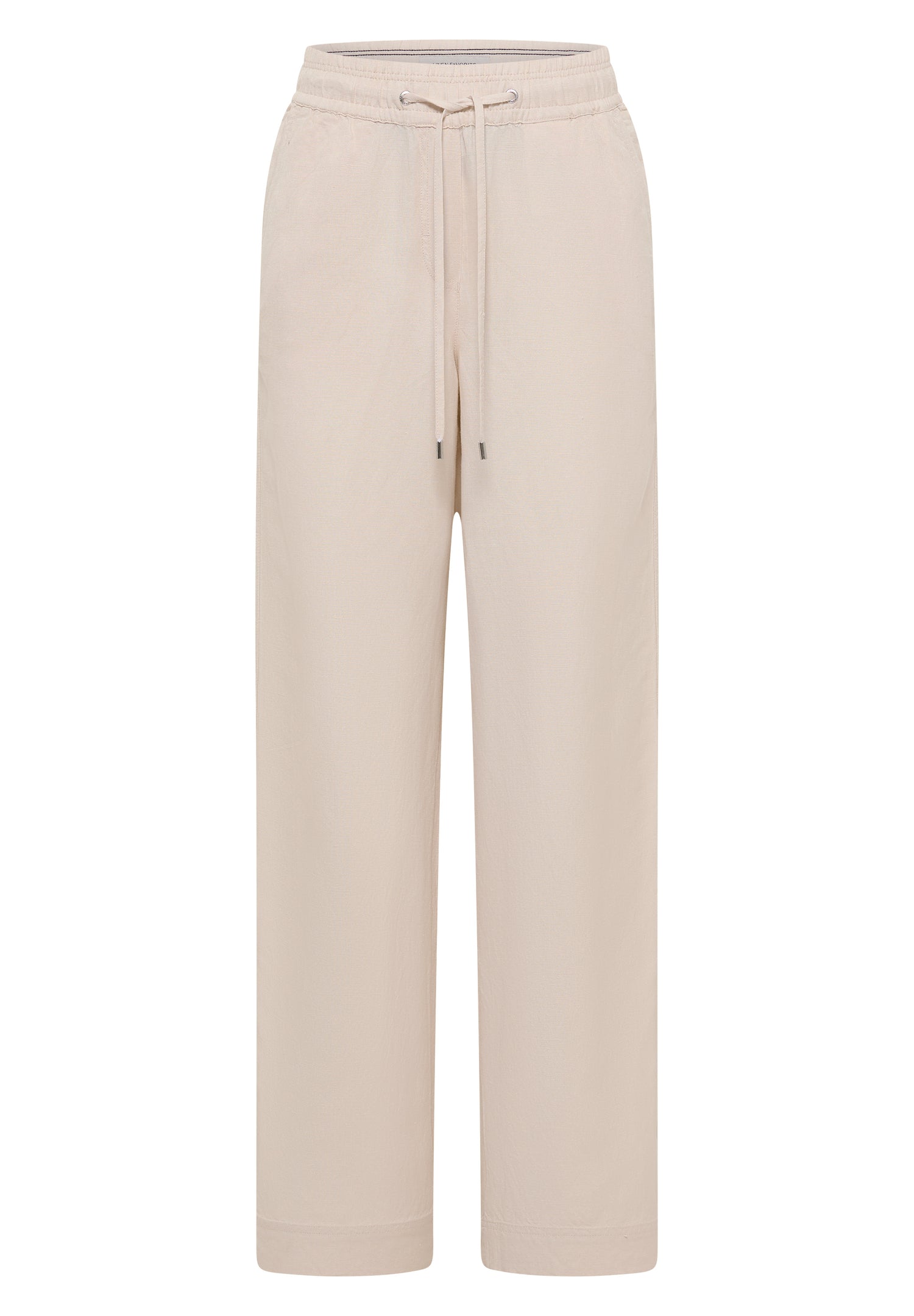 Wide Leg Hose im Loose Fit aus Leinenmix