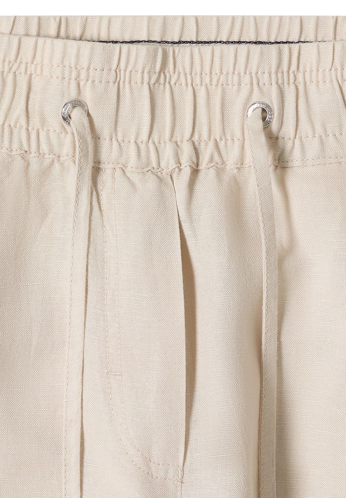 Wide Leg Hose im Loose Fit aus Leinenmix