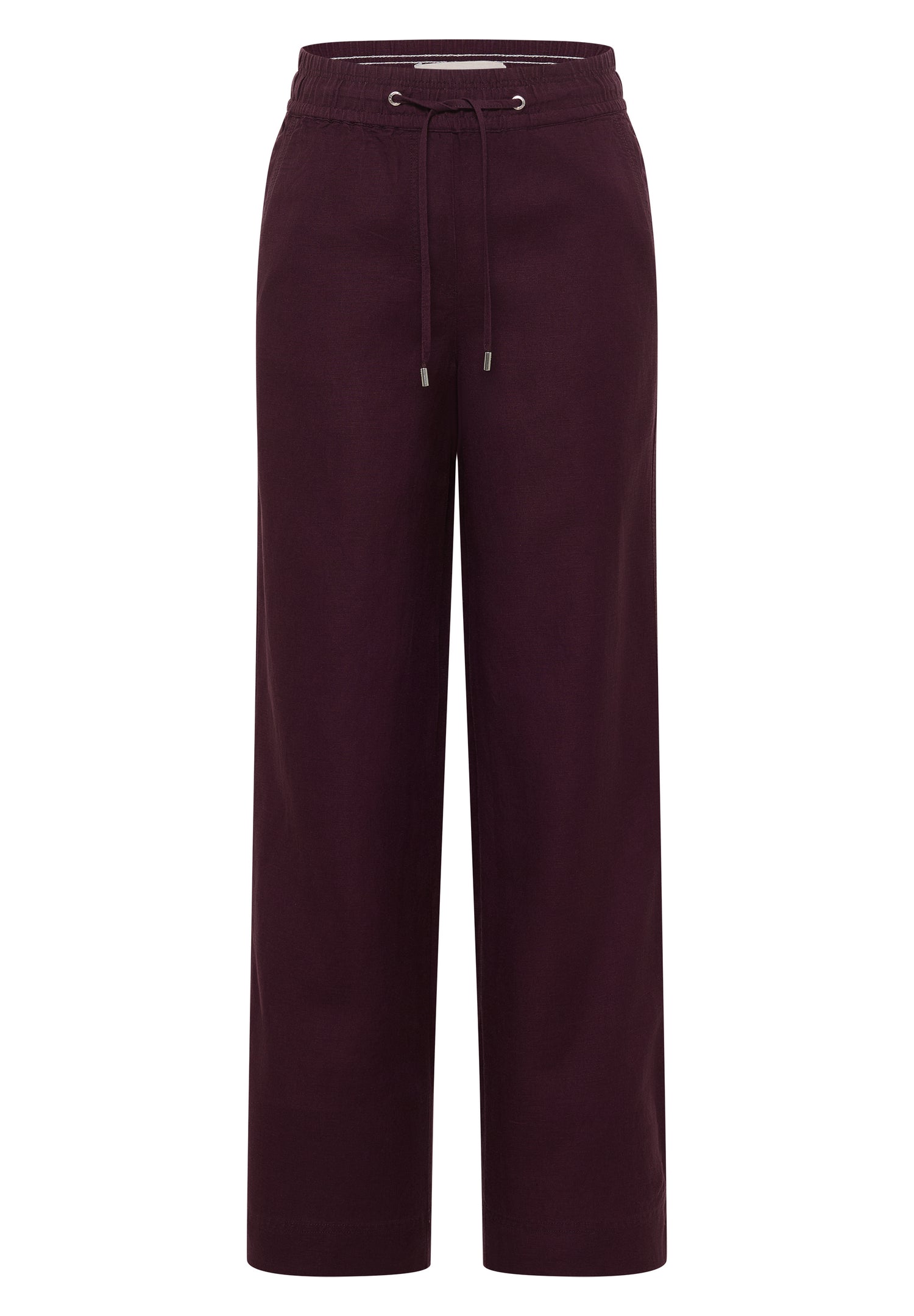 Wide Leg Hose im Loose Fit aus Leinenmix