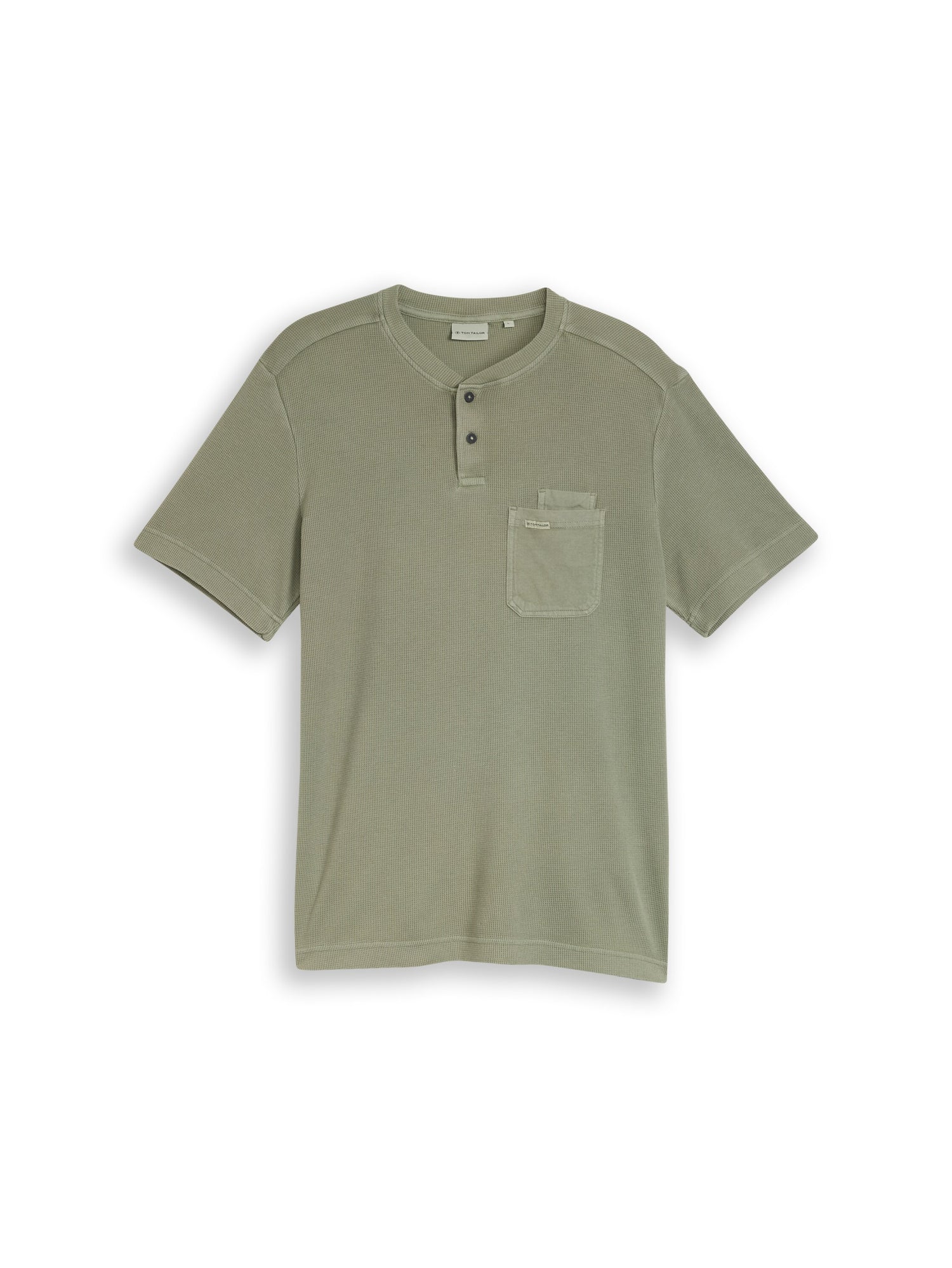 Henley T-Shirt mit Brusttasche