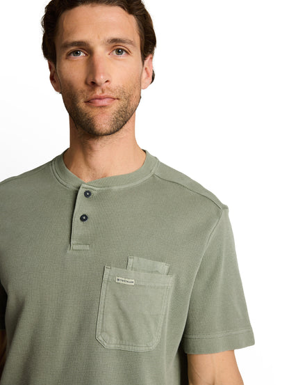Henley T-Shirt mit Brusttasche