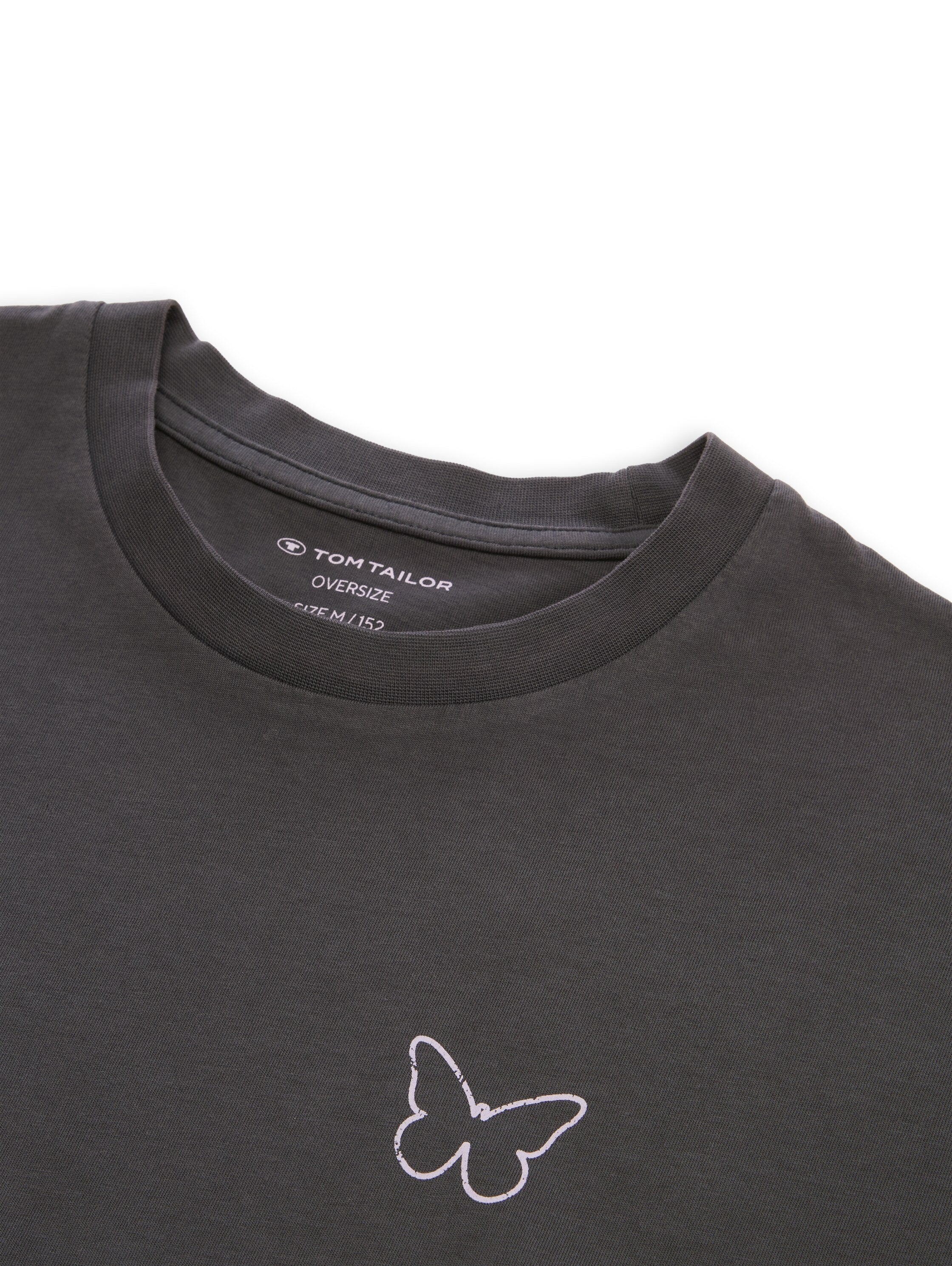 Oversize T-Shirt mit Rückenprint