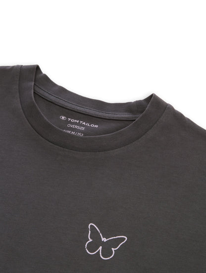 Oversize T-Shirt mit Rückenprint