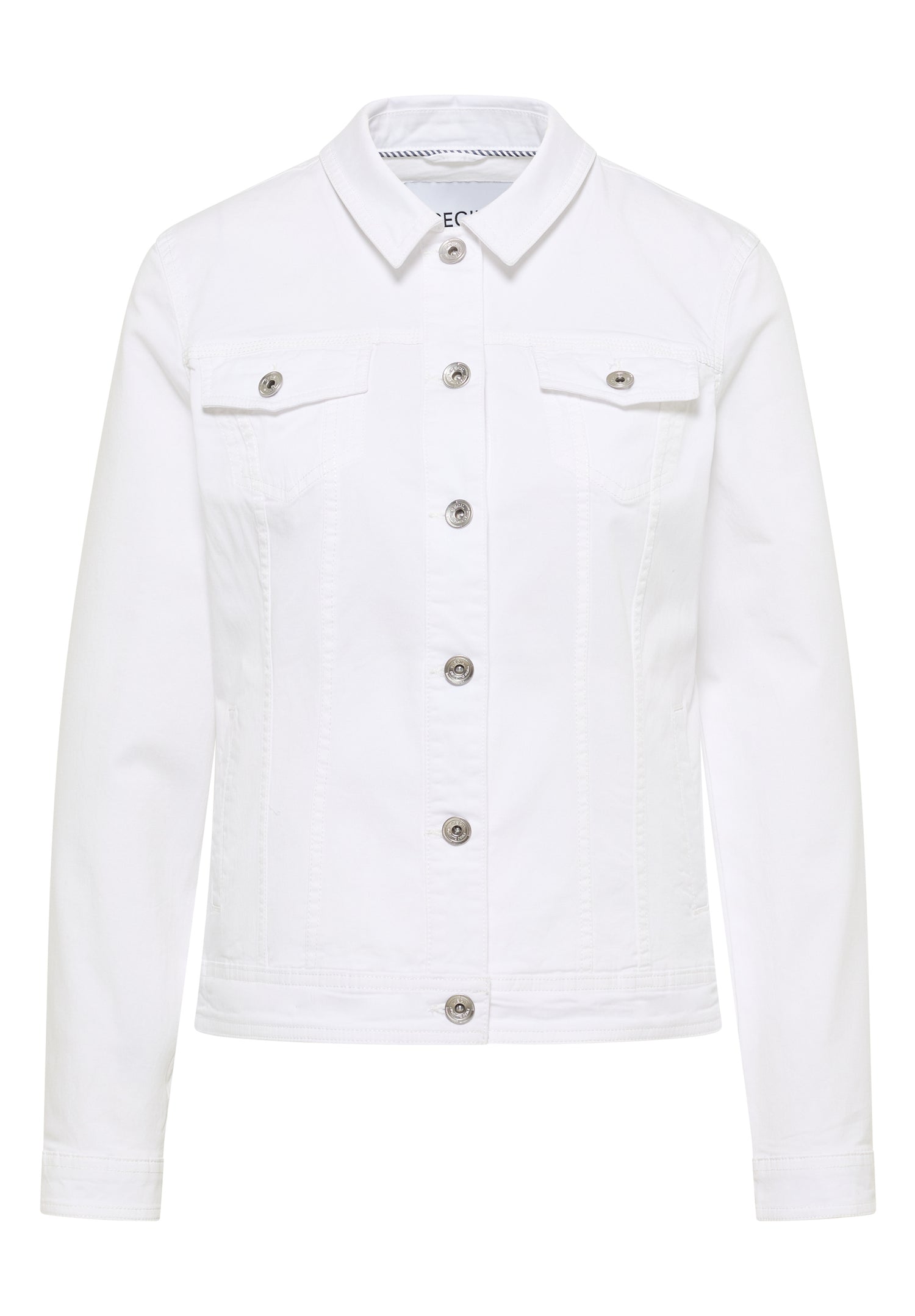 Jeansjacke mit Brusttaschen und Knöpfen