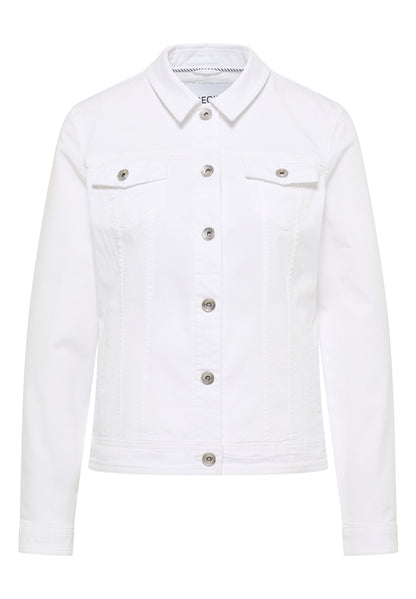Jeansjacke mit Brusttaschen und Knöpfen
