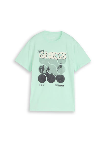 Oversize T-Shirt mit Print