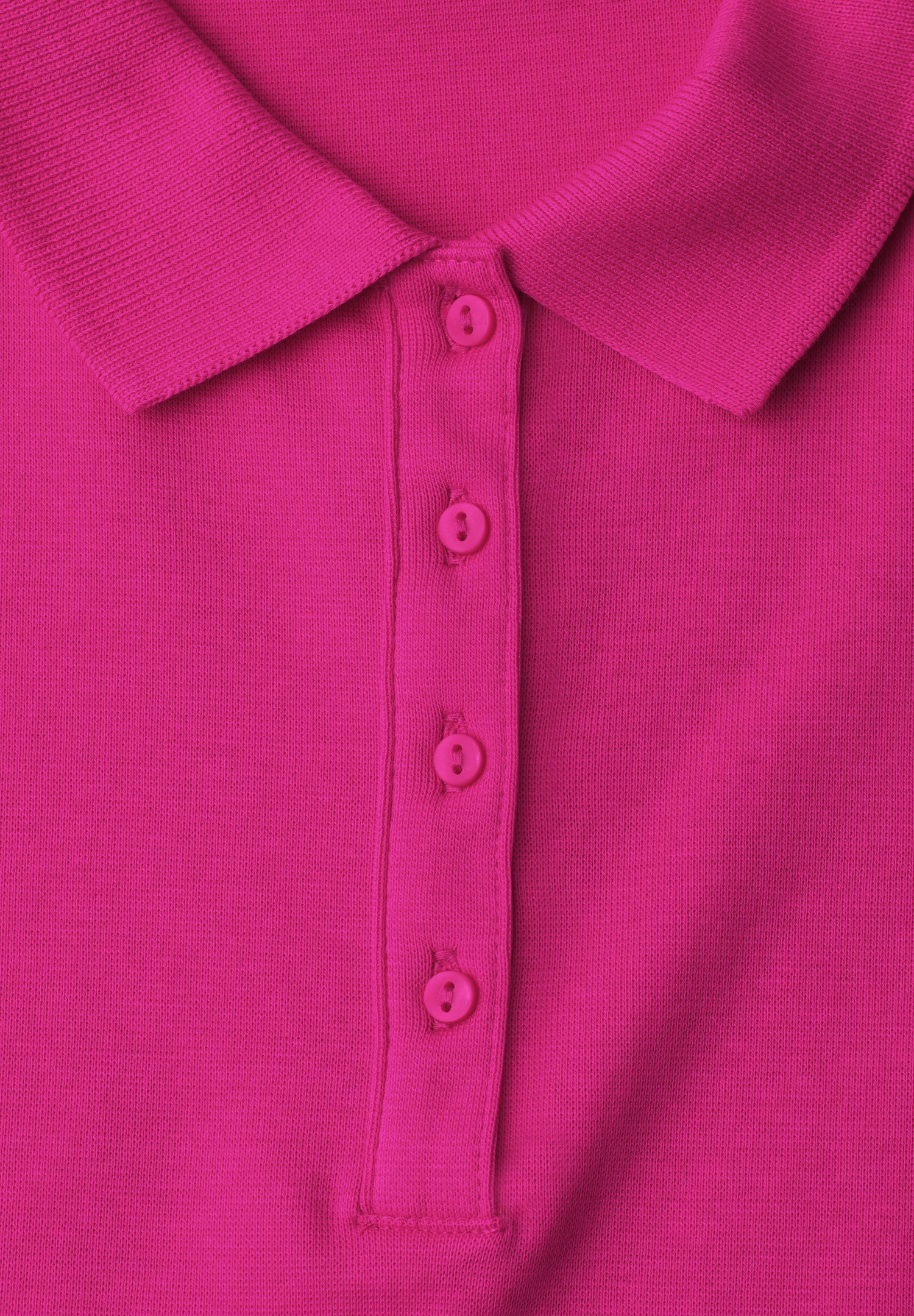 Kurzarm Poloshirt in Rippstruktur