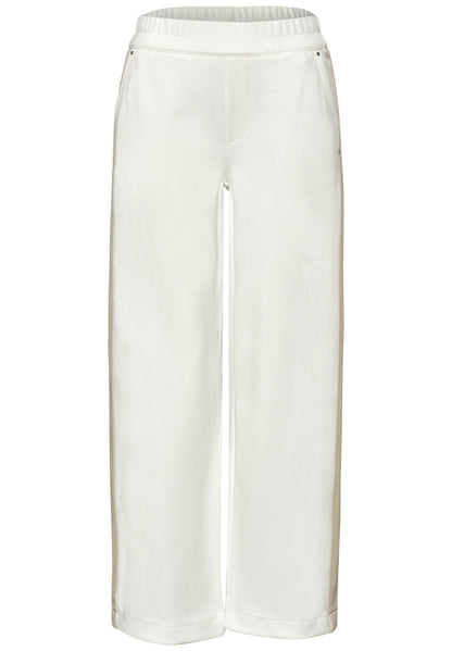 Wide Leg Hose mit Gallonstreifen