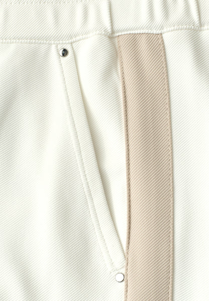 Wide Leg Hose mit Gallonstreifen