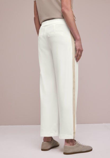 Wide Leg Hose mit Gallonstreifen