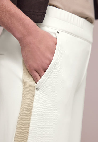 Wide Leg Hose mit Gallonstreifen