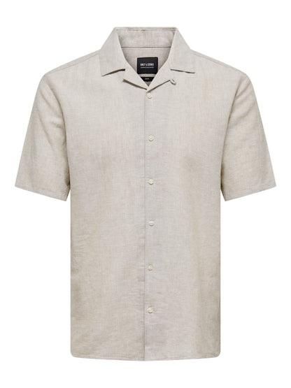 ONSCAIDEN SS SOLID RESORT LINEN NOOS