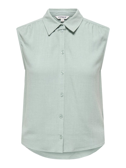 ONLSIESTA S/L LINEN BL SHIRT PNT NOOS