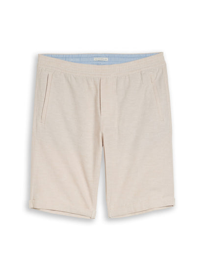 TTREGULAR Shorts mit Leinenanteil