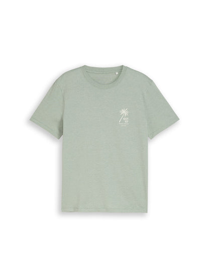 T-Shirt mit Palmenprint