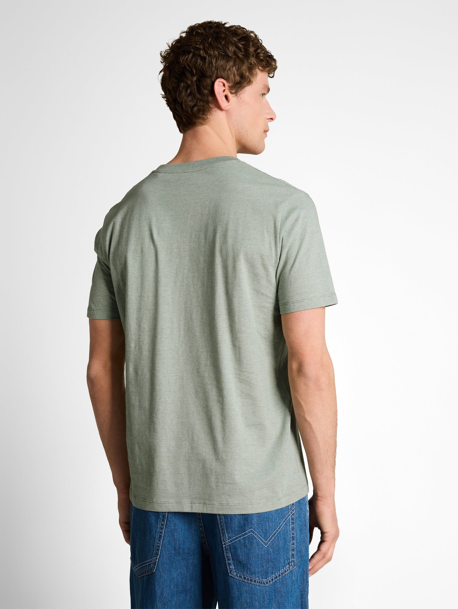 T-Shirt mit Palmenprint