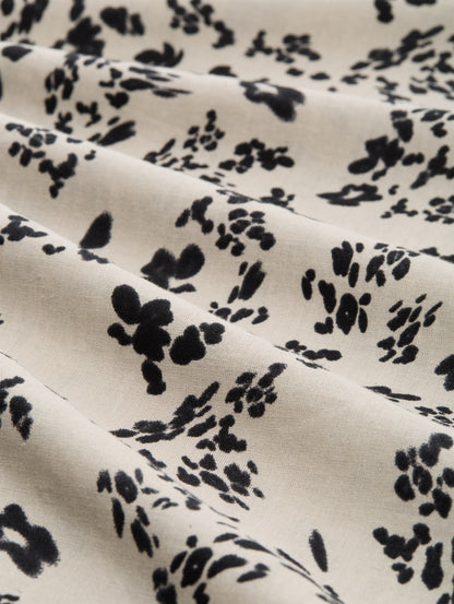 Midi-Kleid mit Leinenanteil