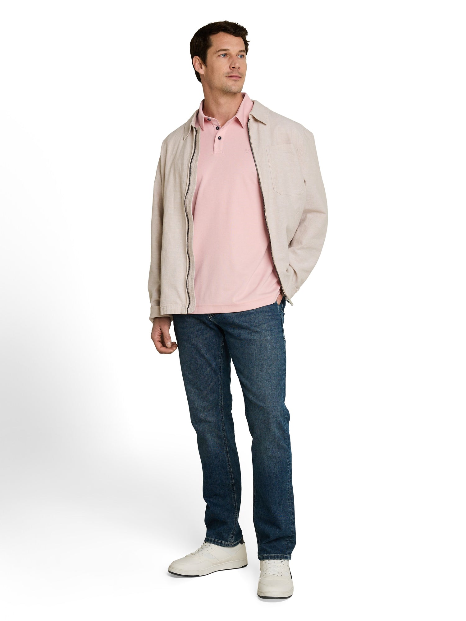 Poloshirt mit Logo-Print
