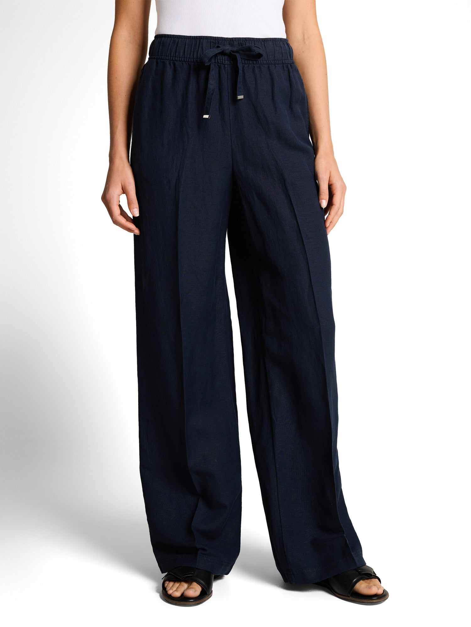Loose Fit Hose mit Leinenanteil