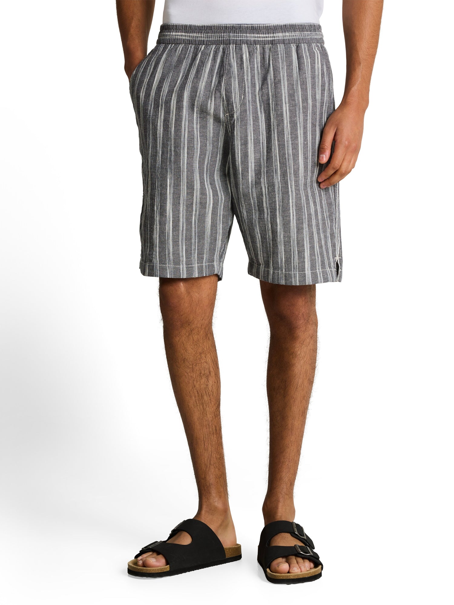 TTRELAXED Shorts mit Leinenanteil