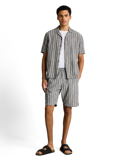 TTRELAXED Shorts mit Leinenanteil